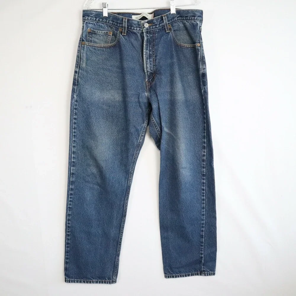 Vtg Levi's 505 Jeans Mens 38x32 Regular Fit 5-Pocket Cotton Denim Blue